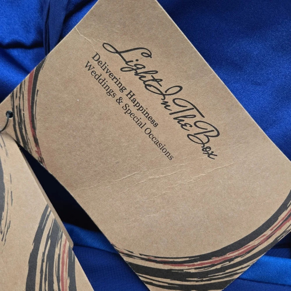 Gorgeous Blue Goddess Dress NWT - Picture 11 of 14